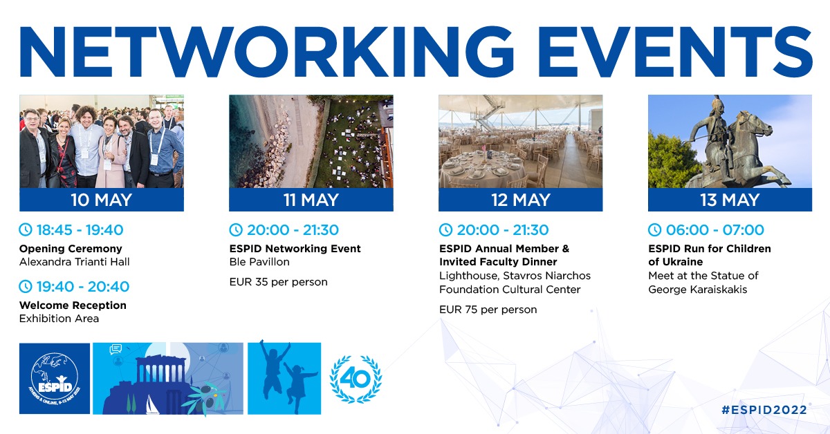 ESPID 2022 Networking Events in Athens